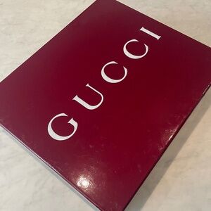 Red Gucci Logo Box 12x14x4.25